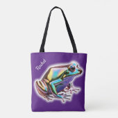 Fancy kikker tote bag (Achterkant)