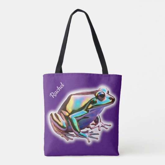 Fancy kikker tote bag (Achterkant)