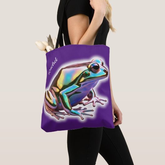 Fancy kikker tote bag (Dichtbij)