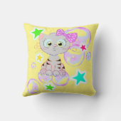 Fancy Kitten - Kussen (Achterkant)