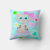 Fancy Kitten - Kussen (Achterkant)