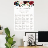 Fancy klassieke alfabetische bruiloft poster (Thuiskantoor)