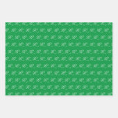 Fancy Klassieke Calligrafie Monogram Set Inpakpapier Vel (Voorkant 2)