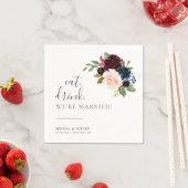 Fancy Klassieke Eat Drink We zijn getrouwd Servet (Insitu)