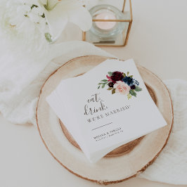 Fancy Klassieke Eat Drink We zijn getrouwd Servet