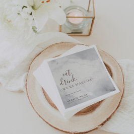 Fancy Klassieke Eat Drink We zijn getrouwd Servet