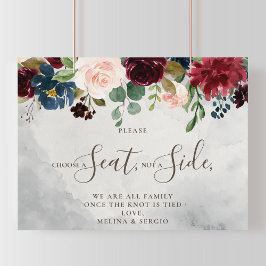 Fancy Klassieke Kies een stoel, niet een kant Trou Poster