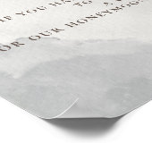 Fancy Klassieke Rozen Flowers Wedding Honeymoon Fo Poster (Hoek)