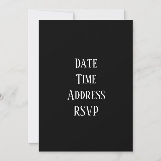 Fancy kledingfeest in Toga Ancient Griekenland Kaart (Achterkant)