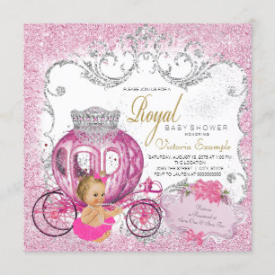 Fancy kleine prinses Fairytale Baby Girl Shower Kaart
