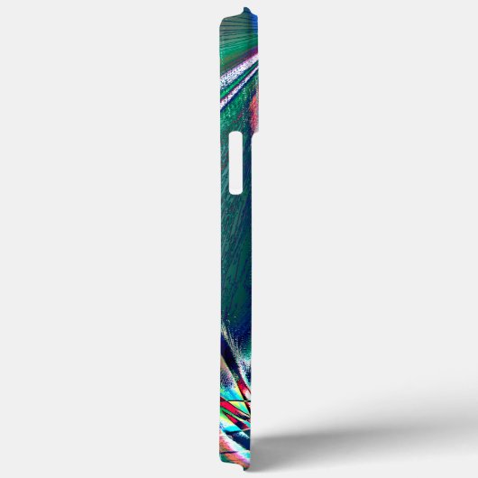 Fancy kleuren rood tot groen, gevlekt en digitaal Case-Mate iPhone case (Achterkant / Rechts)