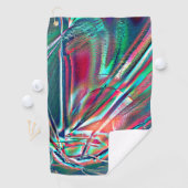 Fancy kleuren rood tot groen, gevlekt en digitaal golfhanddoek (Insitu)