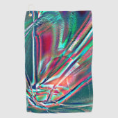 Fancy kleuren rood tot groen, gevlekt en digitaal golfhanddoek (Voorkant)