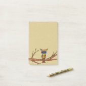 Fancy kleurrijke boomtak post-it® notes (Op bureau)