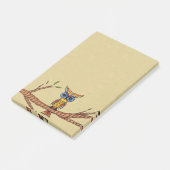 Fancy kleurrijke boomtak post-it® notes (Schuin)