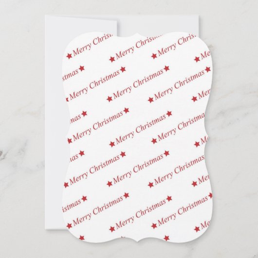 Fancy knipfoto van Rustic kerstbulletin Board Kaart (Achterkant)