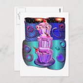 fancy koekjes 1 briefkaart (Voorkant / Achterkant)