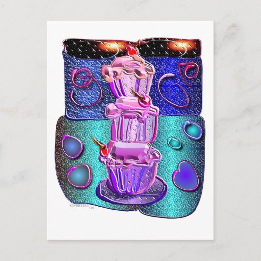 fancy koekjes 1 briefkaart (Voorkant)