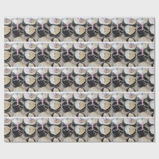 Fancy koekjes cadeaupapier (Vlak)