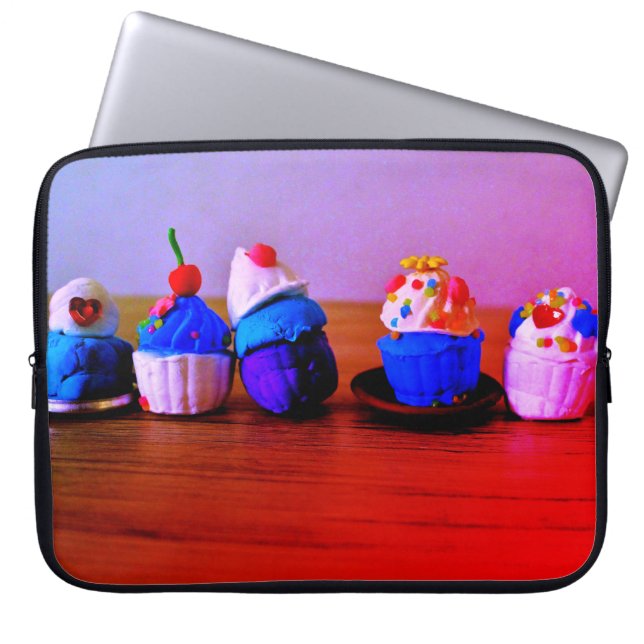 Fancy koekjes laptop sleeve (Voorkant)