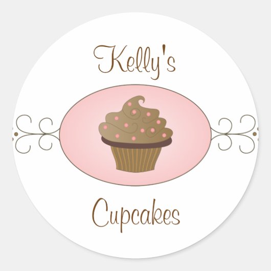 Fancy koekjes ronde sticker (Voorkant)