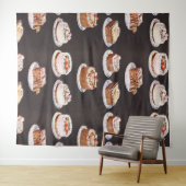  Fancy koekjeszoet Wandkleed (In Situ (horizontaal))