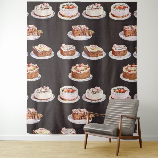  Fancy koekjeszoet Wandkleed (In situ)