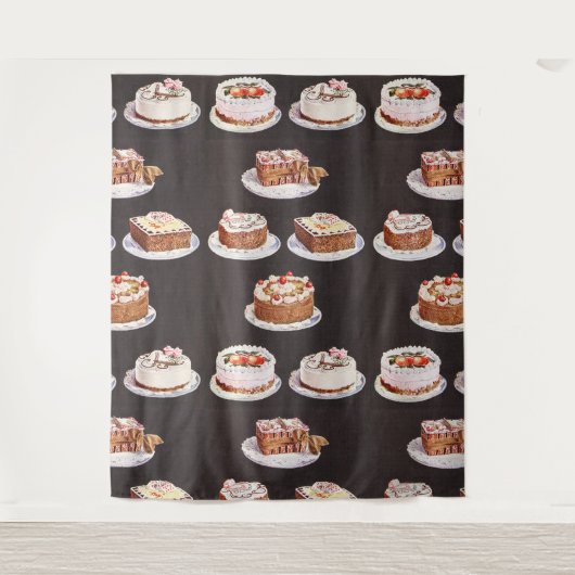  Fancy koekjeszoet Wandkleed (Voorkant)