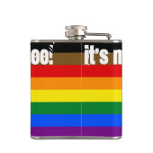 Fancy kolf.  O ja! Heupfles (Achterkant)