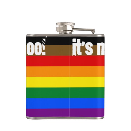 Fancy kolf. O ja! Heupfles (Achterkant)