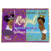 Fancy koninklijk Afrikaans geslacht onthullen Paar Groot Cadeauzakje (Voorkant)