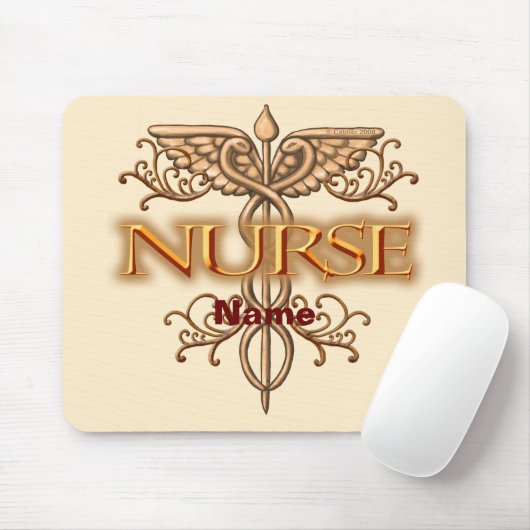 Fancy koper Caduceus Nurse Muismat (Met muis)