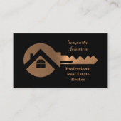 Fancy kopersleutel Real Estate Broker Visitekaartj Visitekaartje (Voorkant)