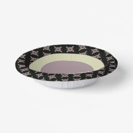 Fancy kronkeltje met lichtgroen papieren kommen