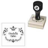 Fancy kroonkrans  productstempel rubberstempel (Gestempeld)