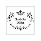 Fancy kroonkrans  productstempel rubberstempel (Afrduk)