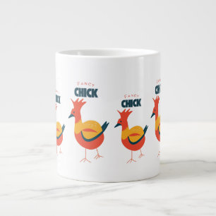 Fancy kuiken grote koffiekop