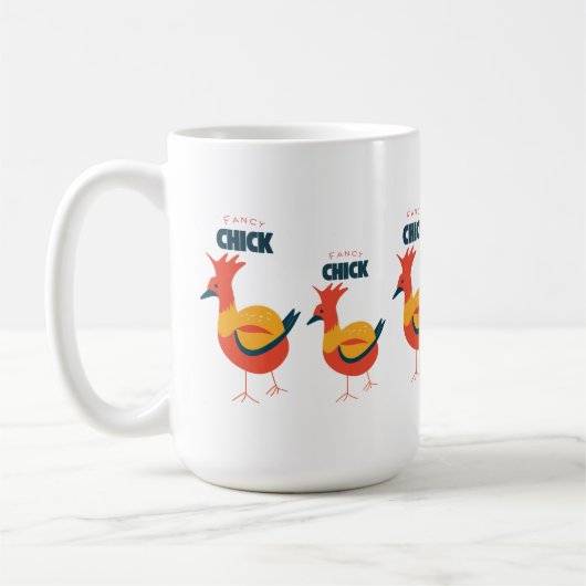 Fancy kuiken koffiemok (Links)