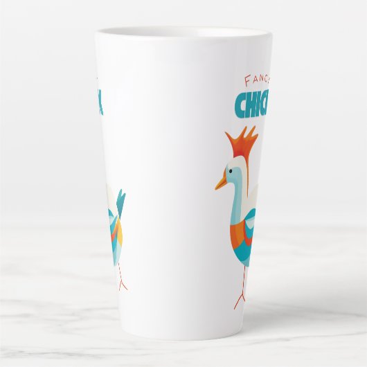 Fancy kuiken latte mok (Voorkant)