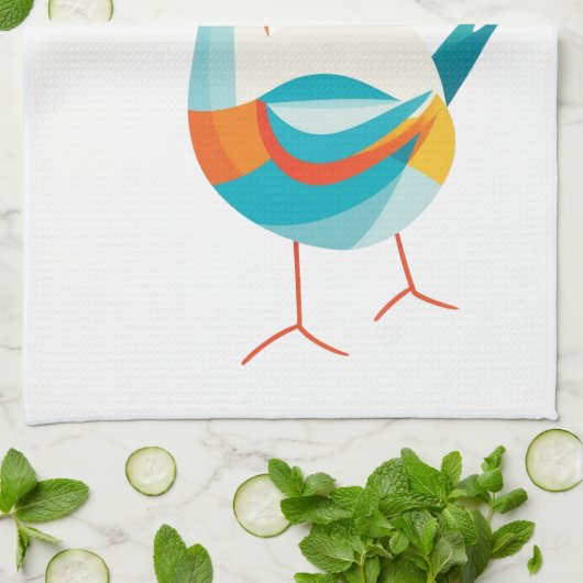 Fancy kuiken theedoek (Gevouwen)