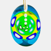 Fancy kunst keramisch ornament (Achterkant)