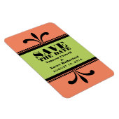 Fancy Kunstdeco sparen de Datum Magnet Sinaasappel Magneet (Rechterzijde)