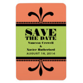 Fancy Kunstdeco sparen de Datum Magnet Sinaasappel Magneet (Verticaal)