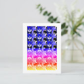 Fancy kunstradicalen briefkaart (Staand voorkant)