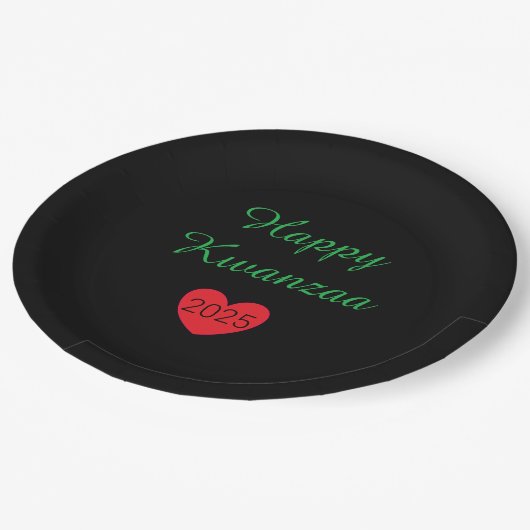 Fancy Kwanzaa Papieren Bordje (Gekanteld)