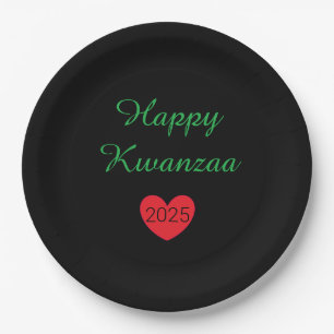 Fancy Kwanzaa Papieren Bordje