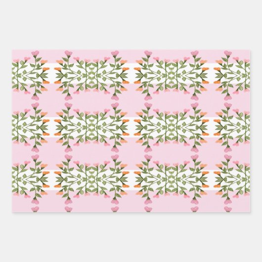 Fancy lade liner papier of blad cadeau wrap inpakpapier vel (Voorkant)