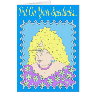 FANCY LADY Birthday-kaart