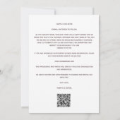 Fancy landschapsgebergte Romantic Foto Save The Date (Achterkant)