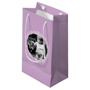 Fancy lavender Swirls Foto Lijst Klein Cadeauzakje